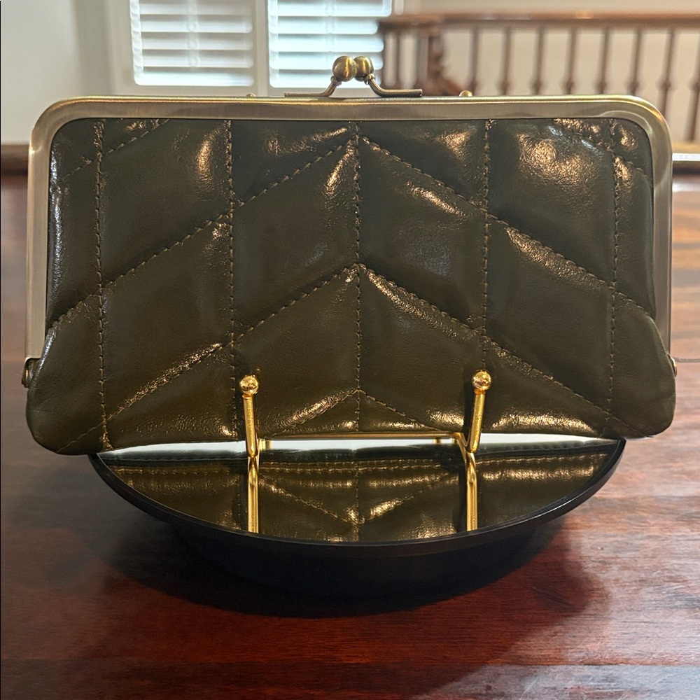 PATRICIA NASH Everly Quilted Nappa Leather Frame Wallet